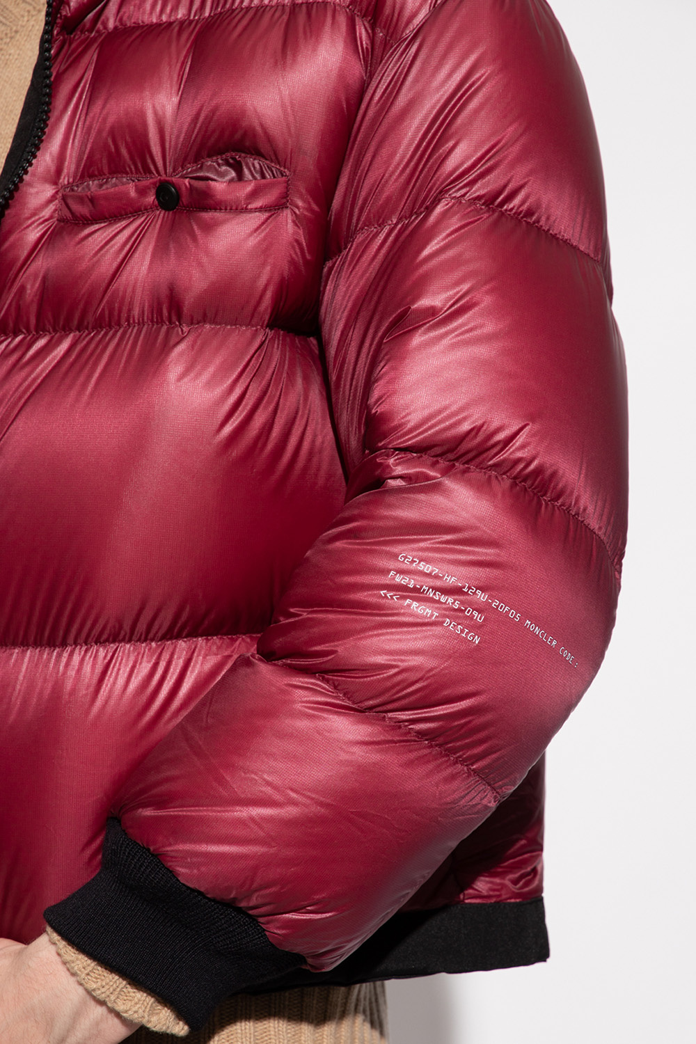 Burgundy Moncler 'Frgmt Hiroshi Fujiwara' Moncler Genius - Vitkac